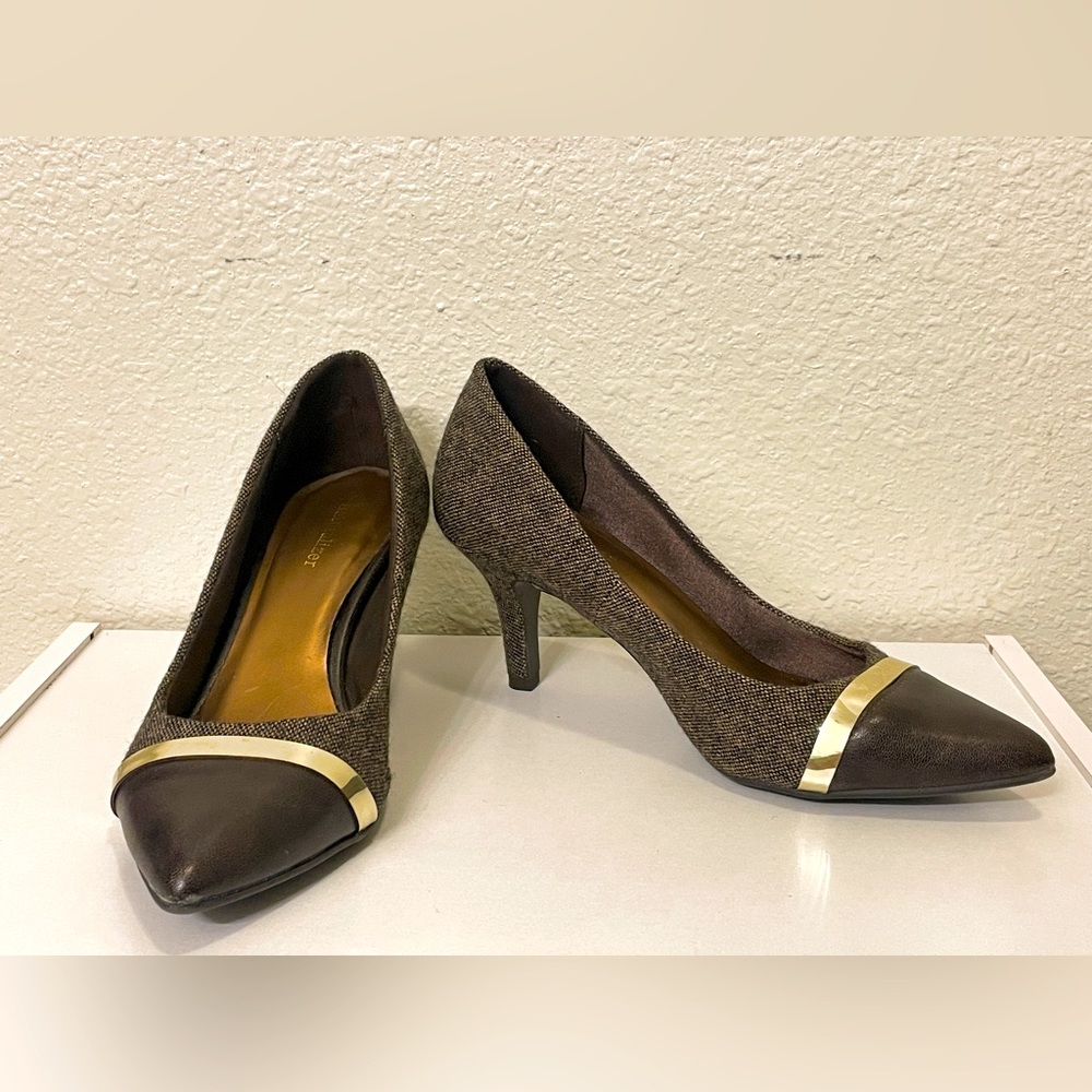 Naturalizer Brown Woven Heels
